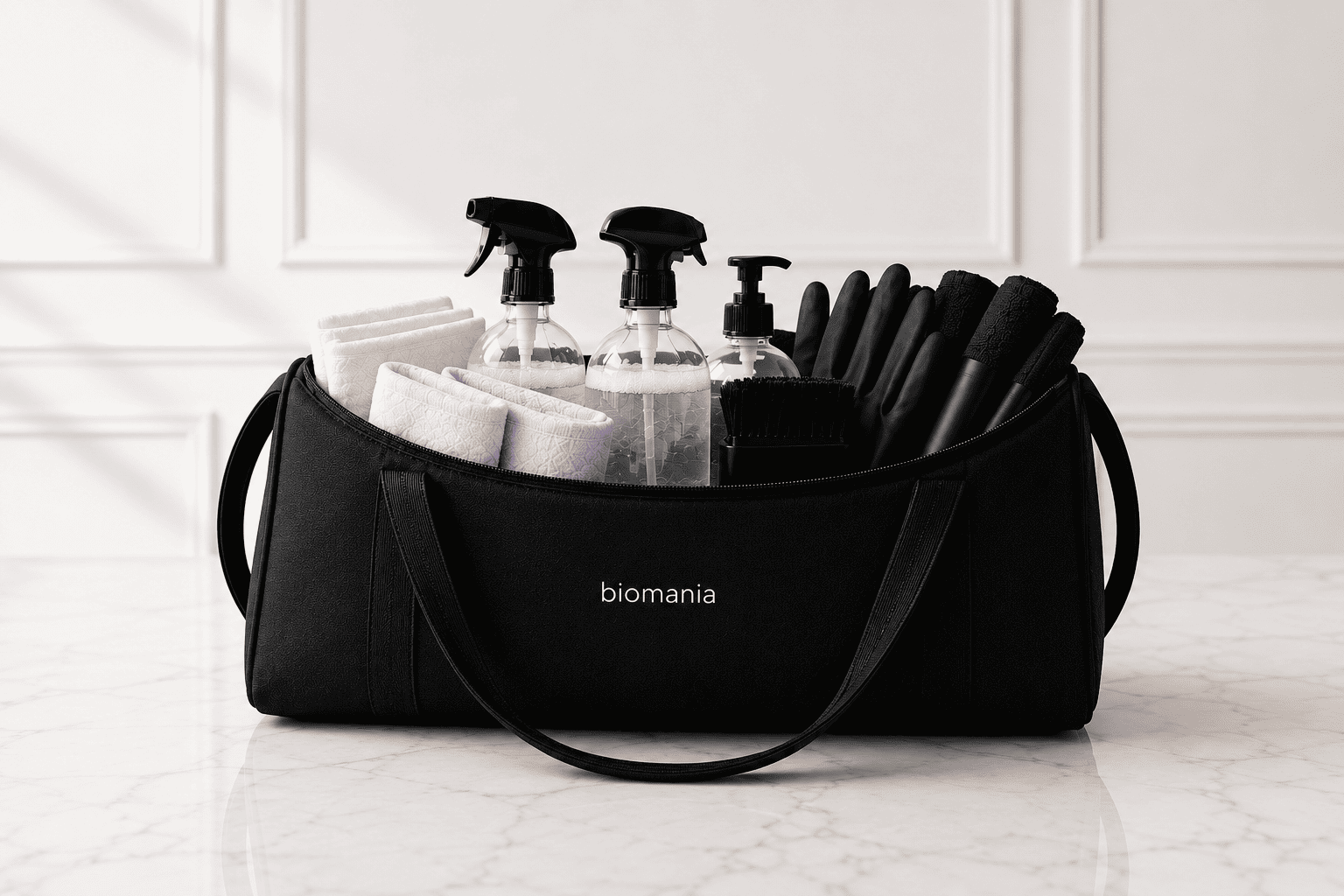 Sac Biomania et produits d'entretien professionnels